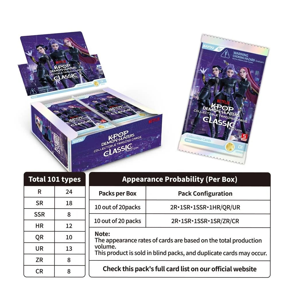 KPop Demon Hunters: Classic Edition Booster Pack (World Tour Series 1)