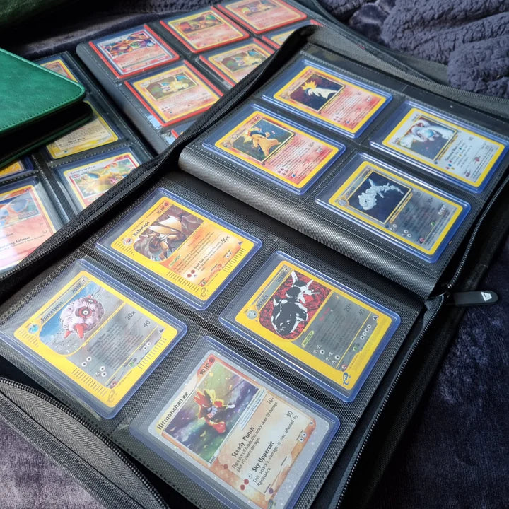 Dossier de collection Premium 3''X4'' à chargement par le haut [216 pochettes 3X3]