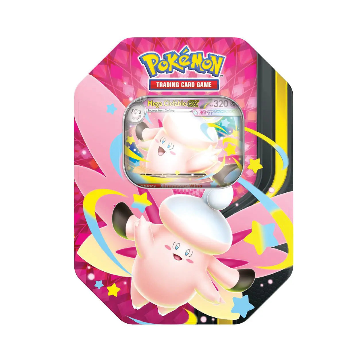Pokémon TCG: Moonlit EX Tin – Mega Gengar ex / Mega Clefable ex