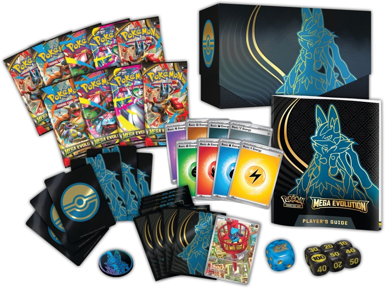 Pokémon TCG: Mega Evolution Elite Trainer Box (Lucario)