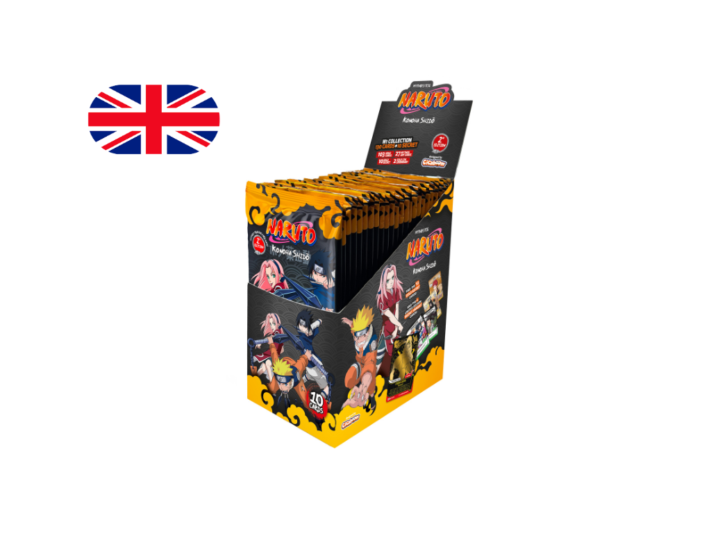 Naruto TCG: Konoha Shido First set (2nd Edition) – 2 Booster Packs / Booster Box