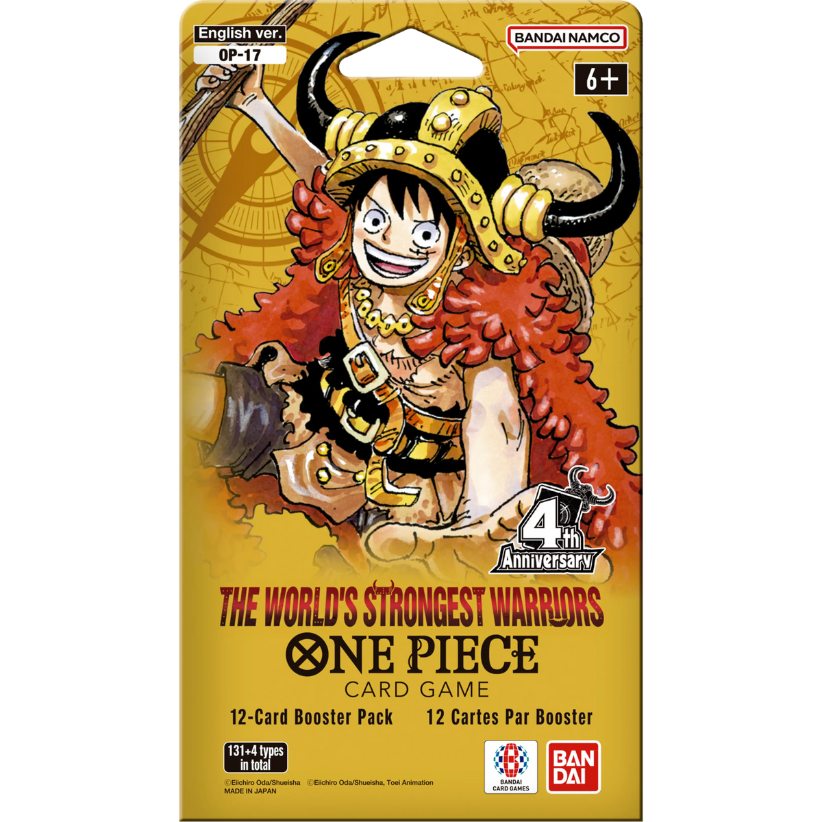 One Piece TCG: The World's Strongest Warriors - OP17 Sleeved Booster Pack