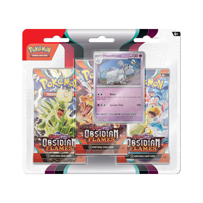 Pokémon TCG: Scarlet & Violet – Obsidian Flames 3 Booster Blister Eevee / Houndstone