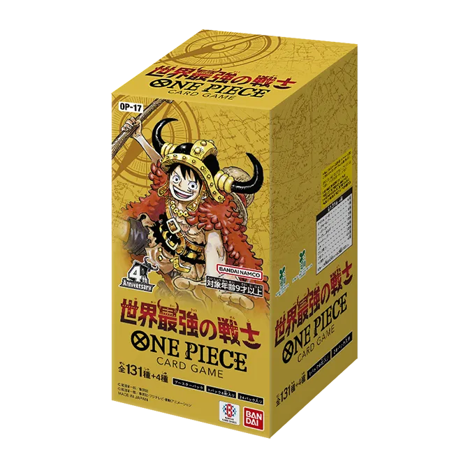 One Piece Card Game: OP-17 The World's Strongest Warriors Booster Box (Japanese)