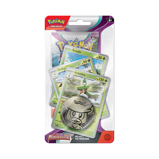Pokémon TCG: Paldea Evolved Checklane Blister – Arboliva