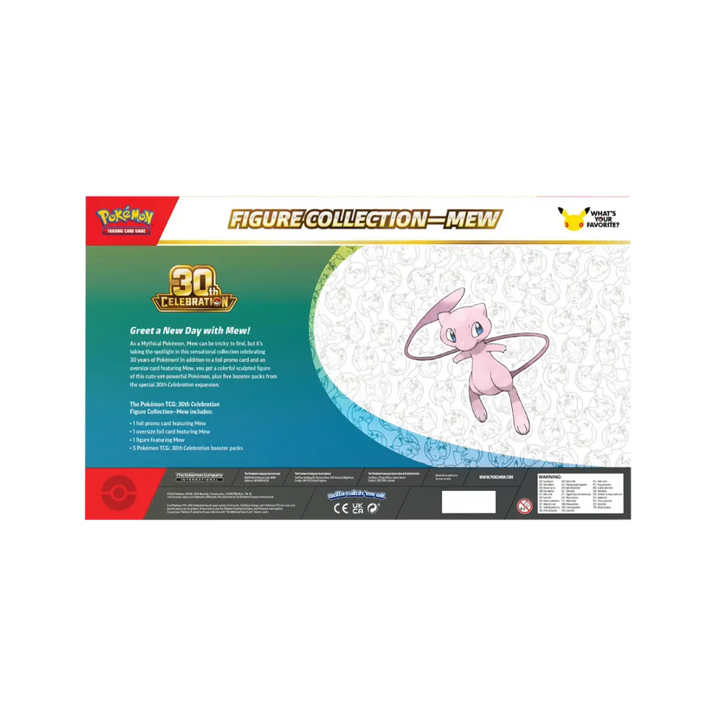 Pokémon TCG: 30th Celebration Figure Collection – Mew / Mewtwo
