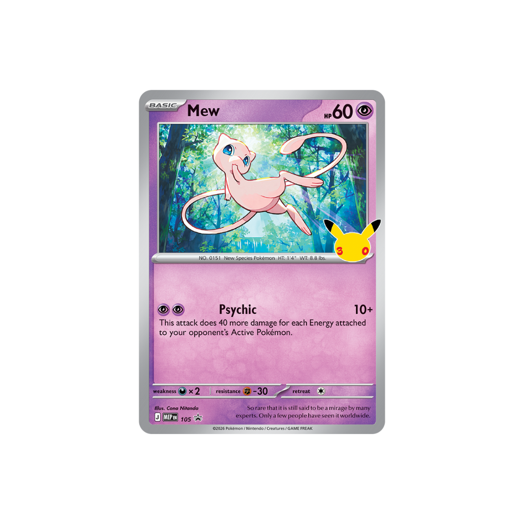 Pokémon TCG: 30th Celebration Figure Collection – Mew / Mewtwo