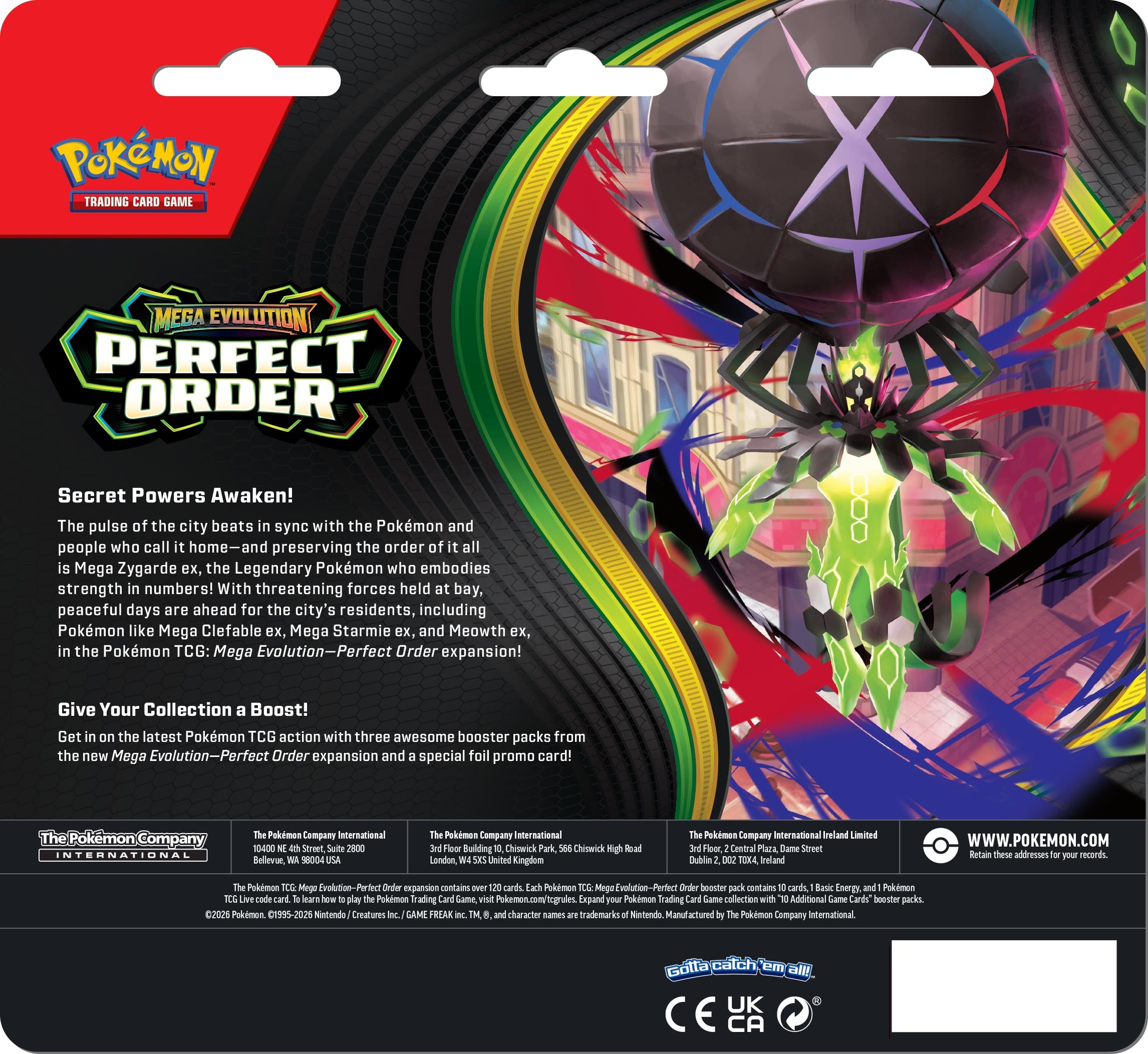 Pokémon TCG: Mega Evolution – Perfect Order 3-Pack Blister Chikorita