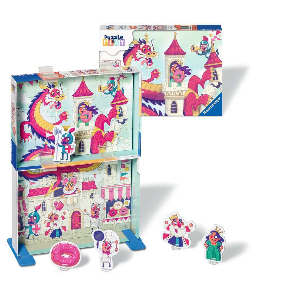 Koninkrijk van de Donuts Puzzle & Play (2 x 24)