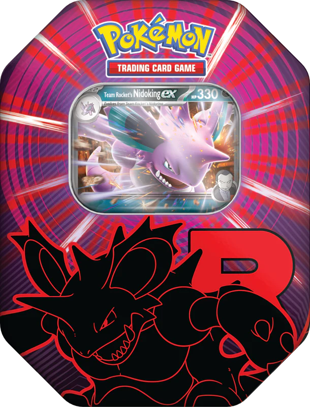 Pokémon TCG: Team Rocket EX Tin (Mewtwo / Nidoking / Persian)