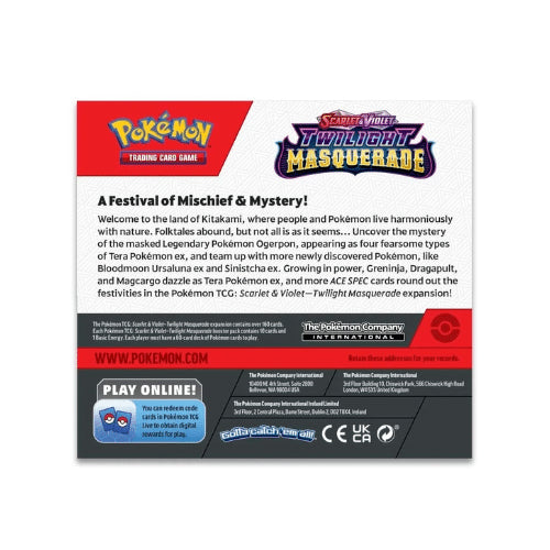 Pokémon TCG: Twilight Masquerade Booster Box 