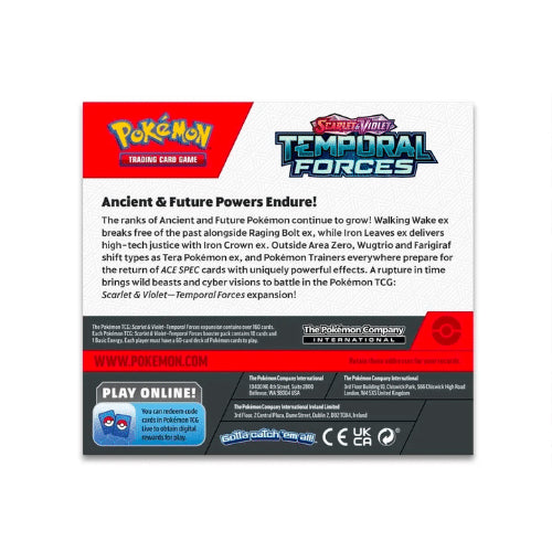 Pokémon TCG: Temporal Forces Booster Box