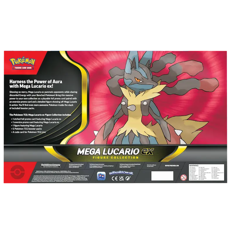 Pokémon TCG: Mega Lucario EX Figure Collection
