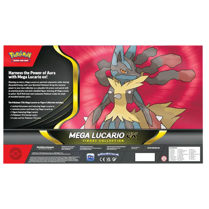 Pokémon TCG: Mega Lucario EX Figure Collection