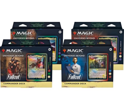 Magic the Gathering: Universes Beyond - Fallout Commander Deck (set of 4 decks)