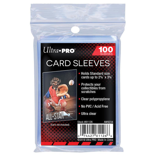 Ultra Pro Card Sleeves - 100 Stuks
