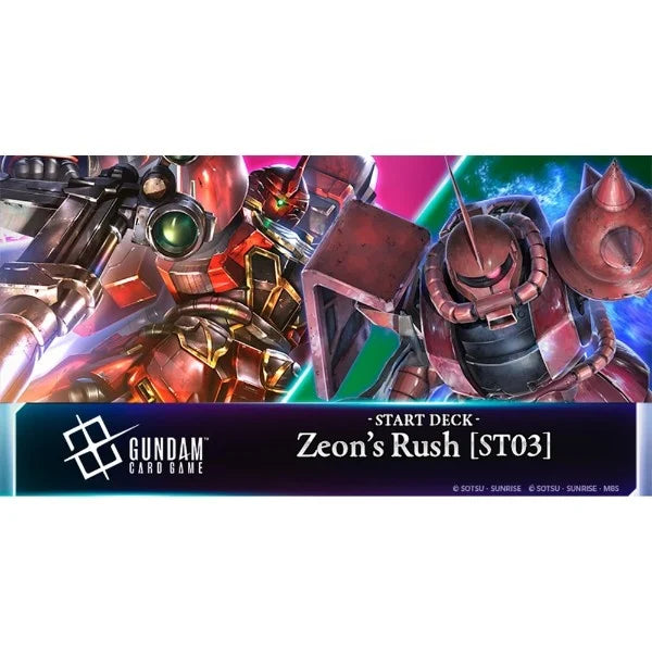 Gundam Card Game -  Starter Deck ST03 - Zeon's Rush