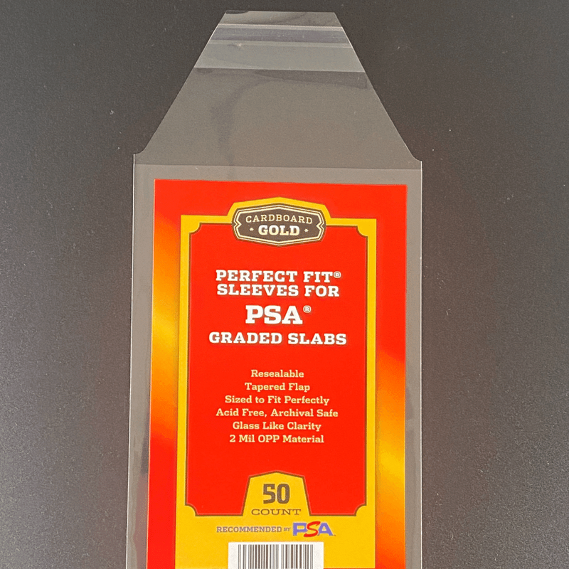 Cardboard Gold Perfect Fit Sleeves for PSA Graded Cards/Slabs (50 stuks)