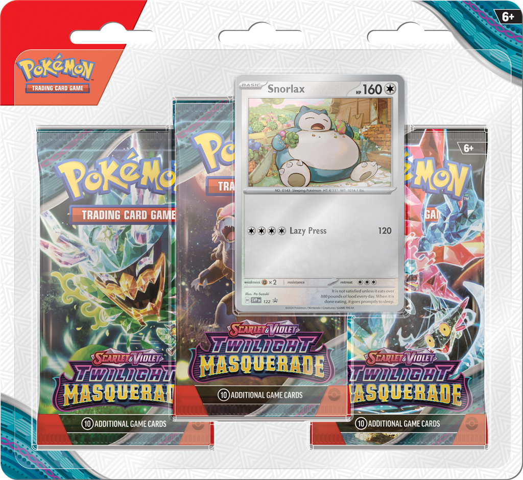 Pokemon - Scarlet & Violet Twilight Masquerade 3 Booster Blister