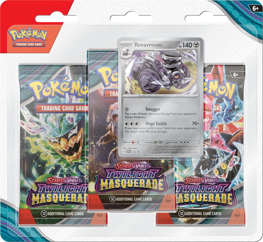 Pokemon - Scarlet & Violet Twilight Masquerade 3 Booster Blister