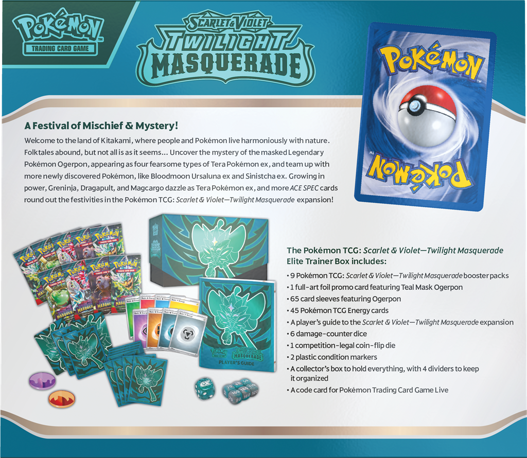 Pokémon TCG: Twilight Masquerade Elite Trainer Box