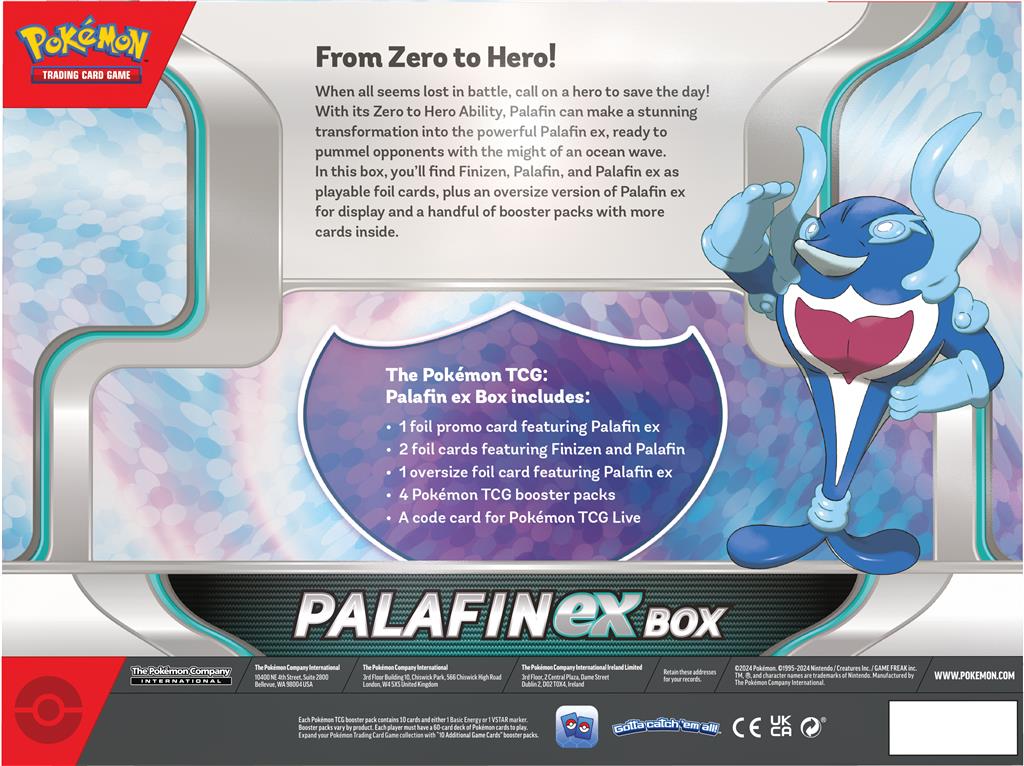 Pokemon TCG Palafin ex Box