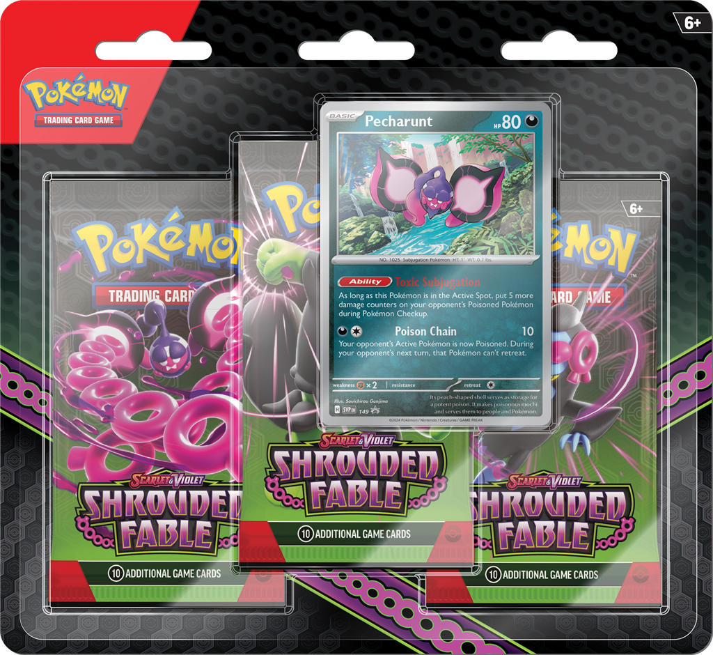 Pokemon - Scarlet & Violet Shrouded Fable 3 Booster Blister