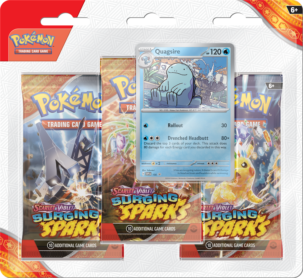 Pokémon TCG: Surging Sparks 3-Pack Booster Blister