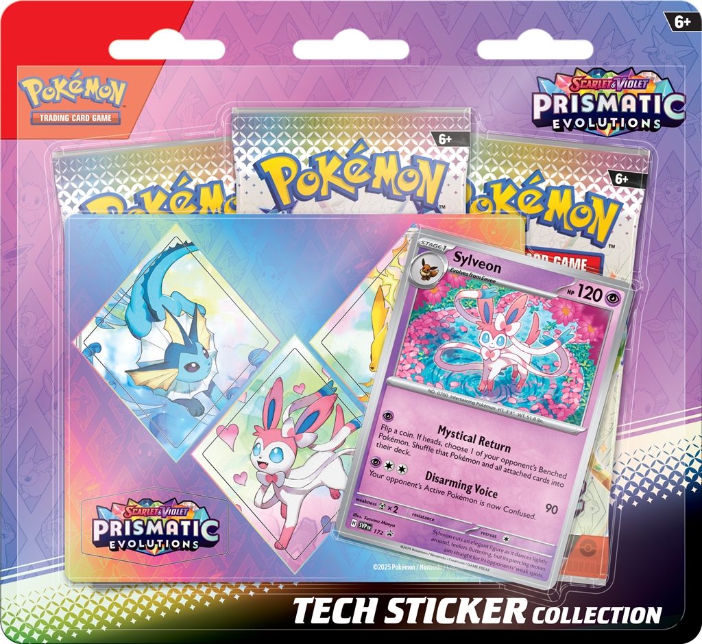 Pokémon TCG: Prismatic Evolutions Tech Sticker Blister
