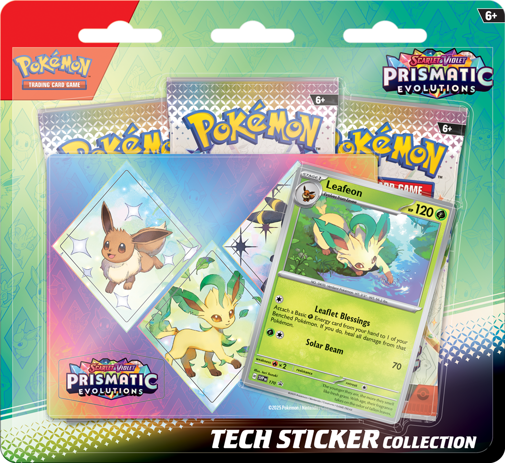 Pokémon TCG: Prismatic Evolutions Tech Sticker Blister
