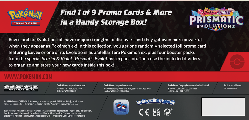 Pokémon TCG: Prismatic Evolutions Surprise Box