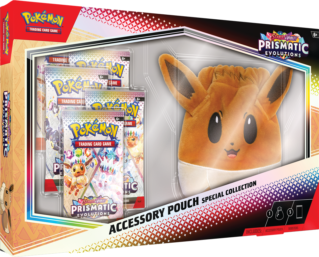 Pokémon TCG: Prismatic Evolutions Accessory Pouch Special Collection