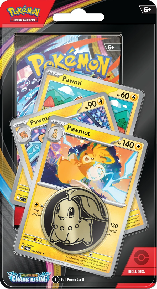 Pokémon TCG: Chaos Rising Premium Checklane Blister – Flygon/Pawmot