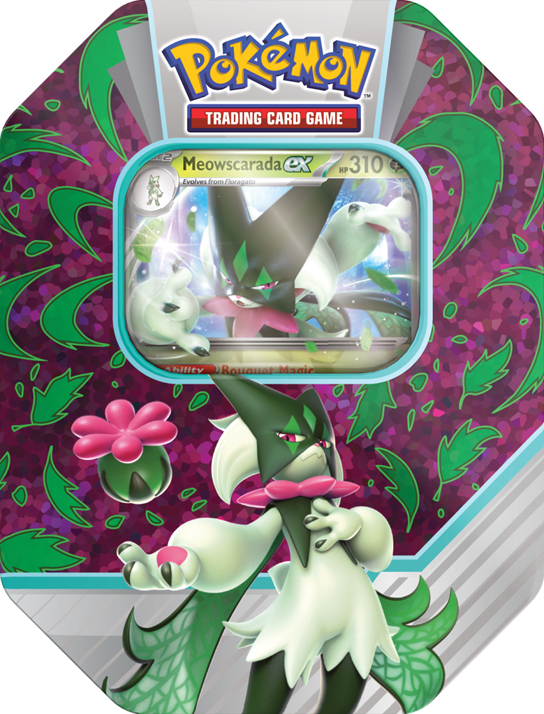 Pokemon - Paldea Partners Tin Meowscarada EX 