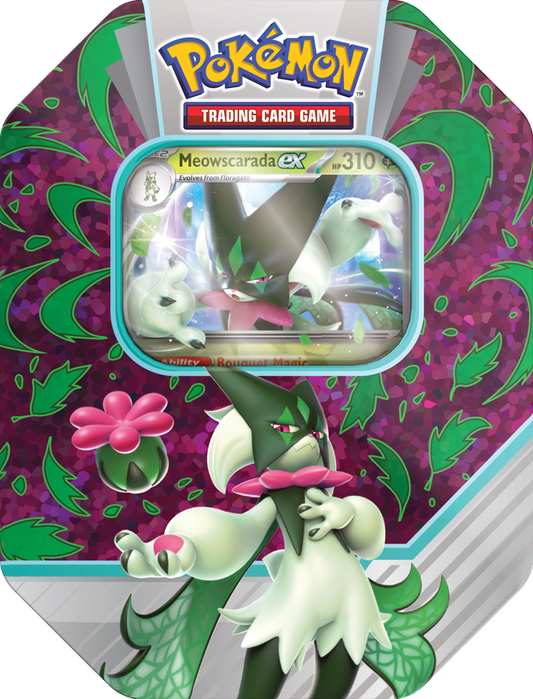 Pokemon - Paldea Partners Tin Meowscarada EX 