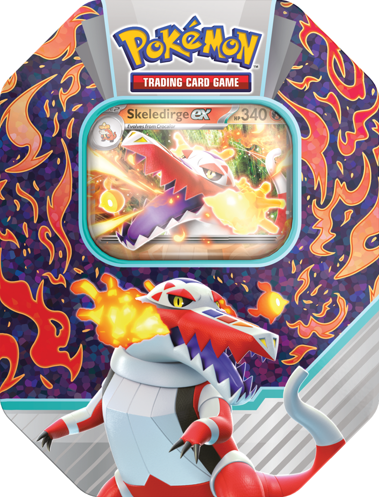 Pokémon TCG: Paldea Partners Tin Skeledirge EX