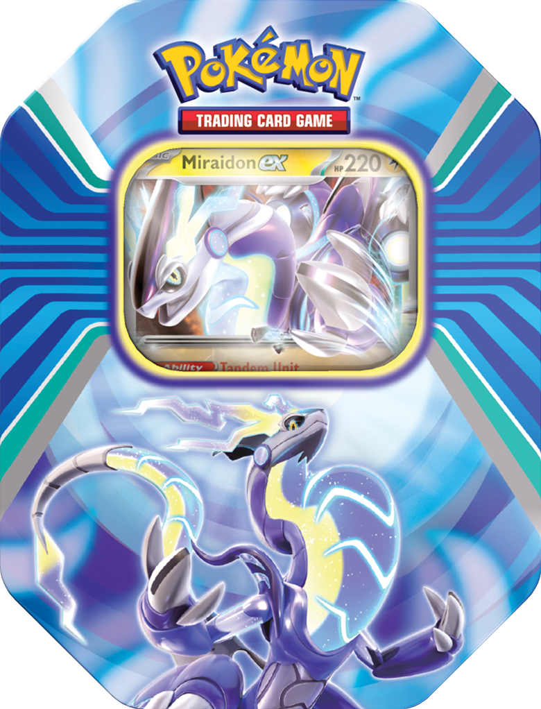 Pokémon TCG: Scarlet & Violet Paldea Evolved Summer Tin Miraidon EX