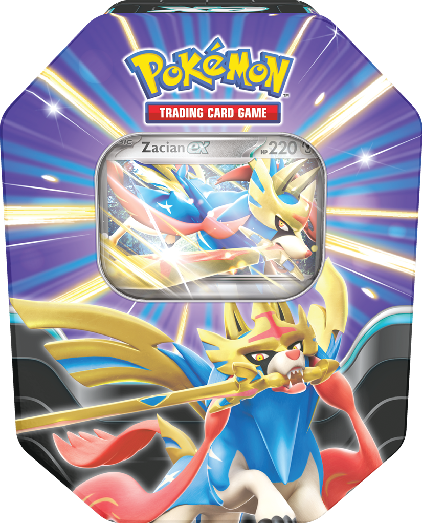 Pokémon TCG: Slashing Legend EX Tin - Zacian