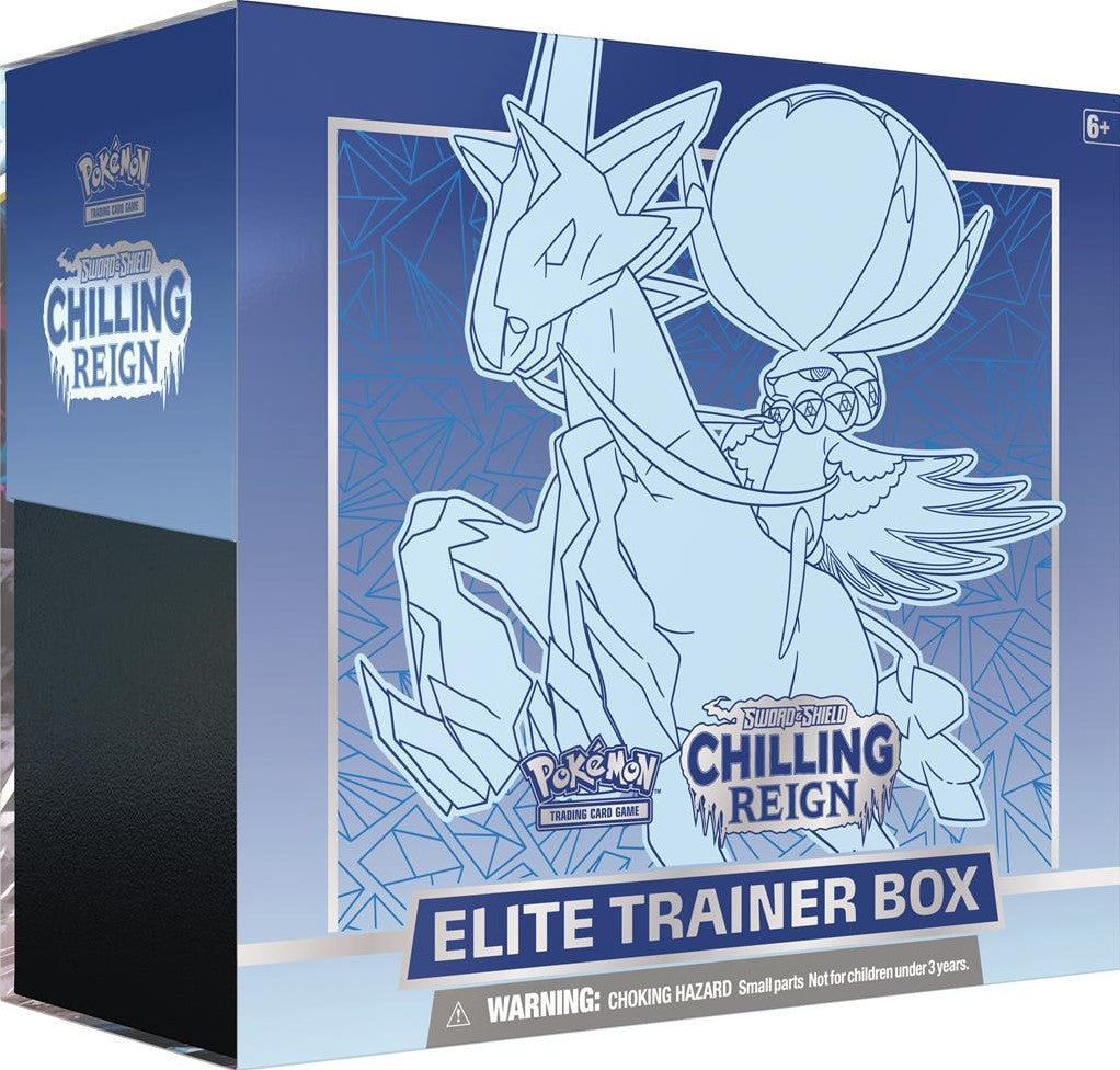 Pokémon TCG:  Sword & Shield Chilling Reign Elite Trainerbox (Ice Rider Calyrex)