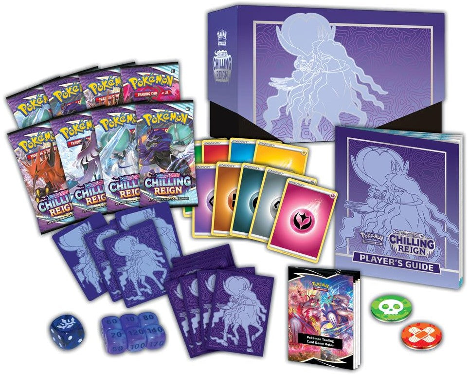 Pokémon TCG:  Sword & Shield Chilling Reign Elite Trainerbox (Shadow Rider Calyrex)