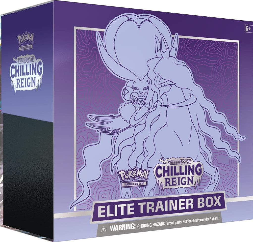 Pokémon TCG:  Sword & Shield Chilling Reign Elite Trainerbox (Shadow Rider Calyrex)