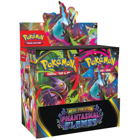 Pokémon TCG: Mega Evolution – Phantasmal Flames Booster Box