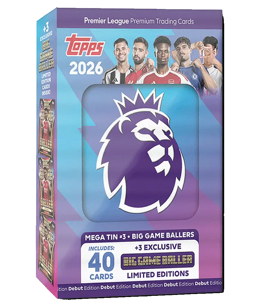 Topps - Premier League 2025/26 Trading Cards Mega Tin