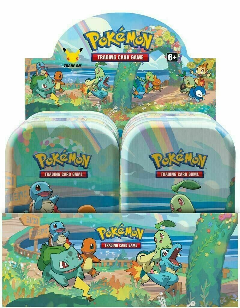 Pokémon TCG: Celebrations Mini Tins: 8-Tin Display Box (Sealed)