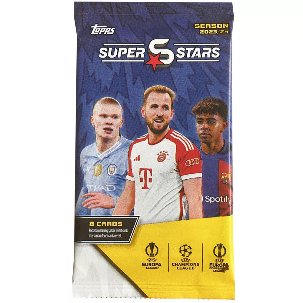 Topps: UEFA Champions League Super Stars 2023/24 Trading Cards Boosterpack
