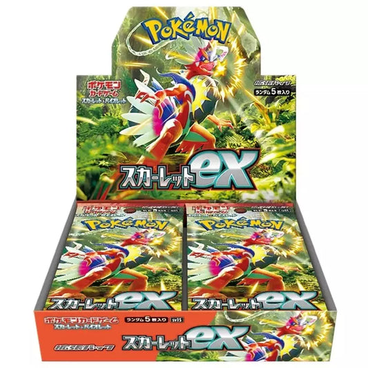 JCC Pokémon : Boite Booster Écarlate EX Japonaise 