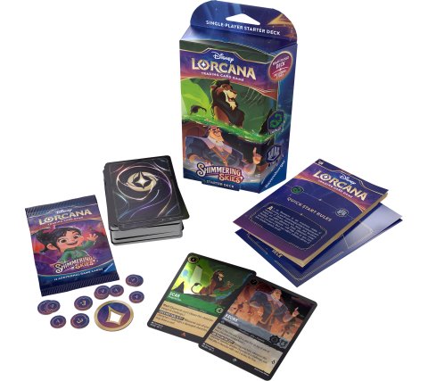 Disney Lorcana - Shimmering Skies Starter Deck (set van 2 inclusief 2 boosters)