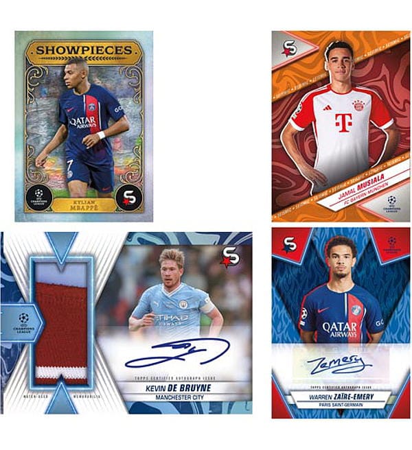 Topps: UEFA Champions League Super Stars 2023/24 Trading Cards Boosterpack