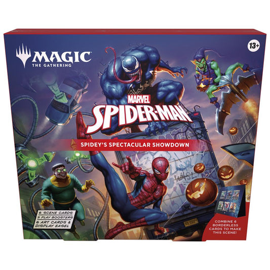 (Pre-order) Magic the Gathering: Marvel's Spider-Man Scene Box: Spidey's Spectacular Showdown (incl. 3 play boosters)