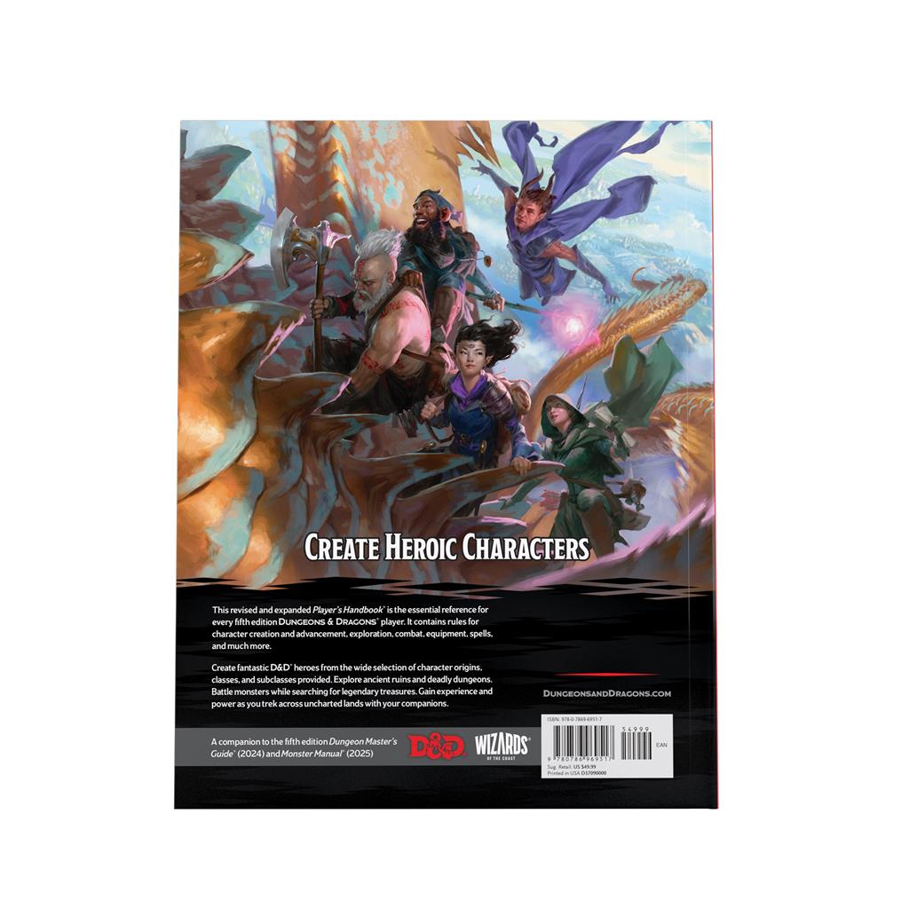 D&D 5.0 2024 Players Handbook